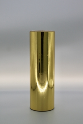 Gold und Silber Metallisierte PET-Film Thermal Lamination Film 17 Mikron bis 24 Mikron, beliebt im Nahen Osten