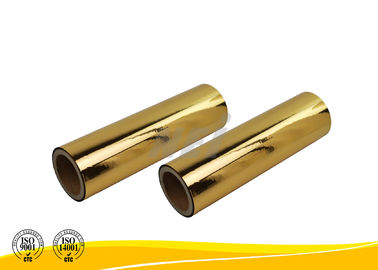 Goldthermischer metallischer Polyester-Film, reflektierende Länge Plastik-Film-3000Mm
