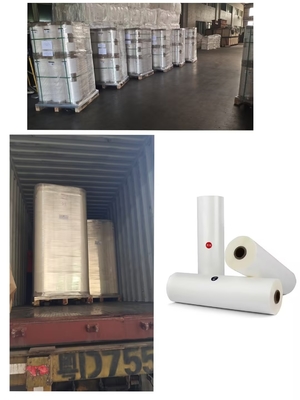 1 Zoll BOPP Temperaturempfindliche Buchlaminierungsfolie Durchsichtige Buchdeckfolie