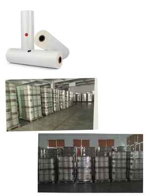 2000m/Rolle Durchsichtiges PET-Laminationsfilm für die Hochwertige Verpackung