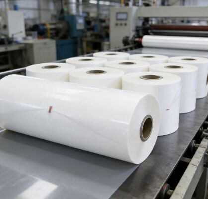 Multiple Extrusion Soft Touch Lamination Film mit Matt Gloss Level und Glassine Silicone Release Liner