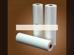 BOPP-Substrat Soft-Touch Kaltlaminierfolie mit mikrotexturierter Beschichtung für erhöhten taktilen Komfort