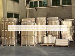 Glänzende Oberflächenausführung Glanzlaminatfolie Dicke 17 bis 50 Mikron Geeignet für Etiketten und Verpackungen Oberflächenbeschichtung